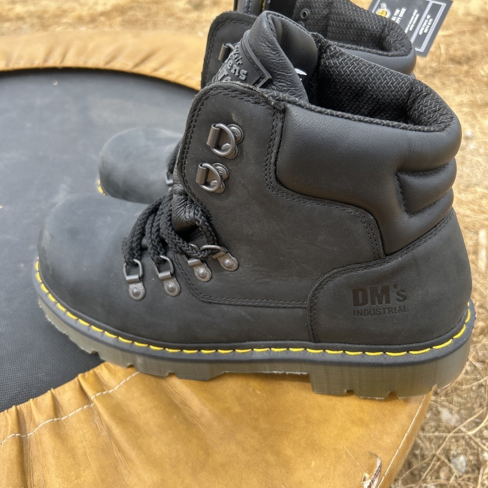 Dr. Martens Steel Toe Safety Boots Size 11 NWT F2413-05 Black Industrial - Picture 3 of 10